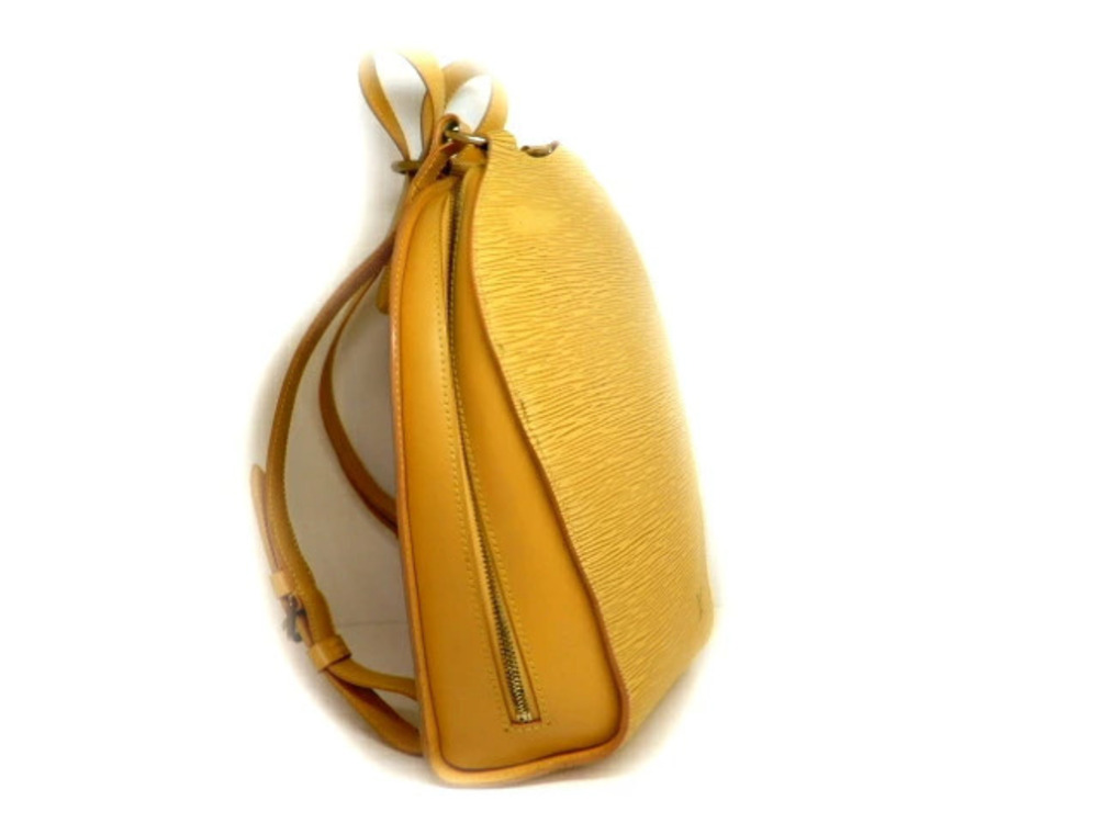 LOUIS VUITTON Mabillon Backpack Epi Leather Tassili Yellow